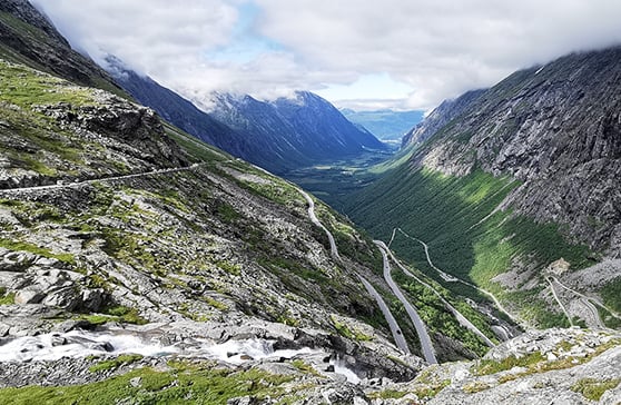 Scenery from Trollstigen Scenery from Trollstigen