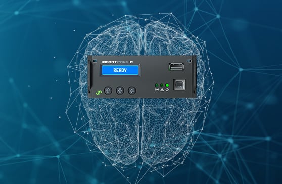 Illustration of Smartpack R as a brain