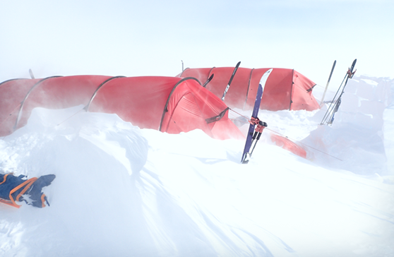 tents buried in snow tents buried in snow