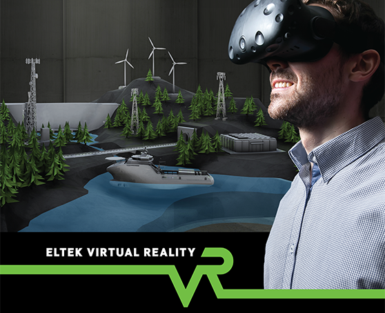 Immerse yourself in the Eltek World - drop by our stand and experience our products in virtual reality.
